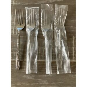 Oxford Hall Flatware Salad Forks Stainless Brand New Japan Lot Of 4